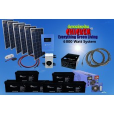 6000 Watt Complete Solar Kit